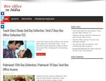 Tablet Screenshot of boxofficeinindia.com